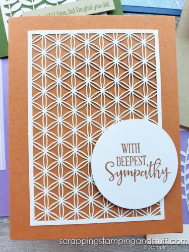 The Dandy Laser Cut Paper from Stampin Up includes delicate and beautiful die cuts, to make your job making amazing cards quick and easy!