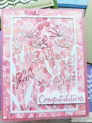 The Dandy Laser Cut Paper from Stampin Up includes delicate and beautiful die cuts, to make your job making amazing cards quick and easy!