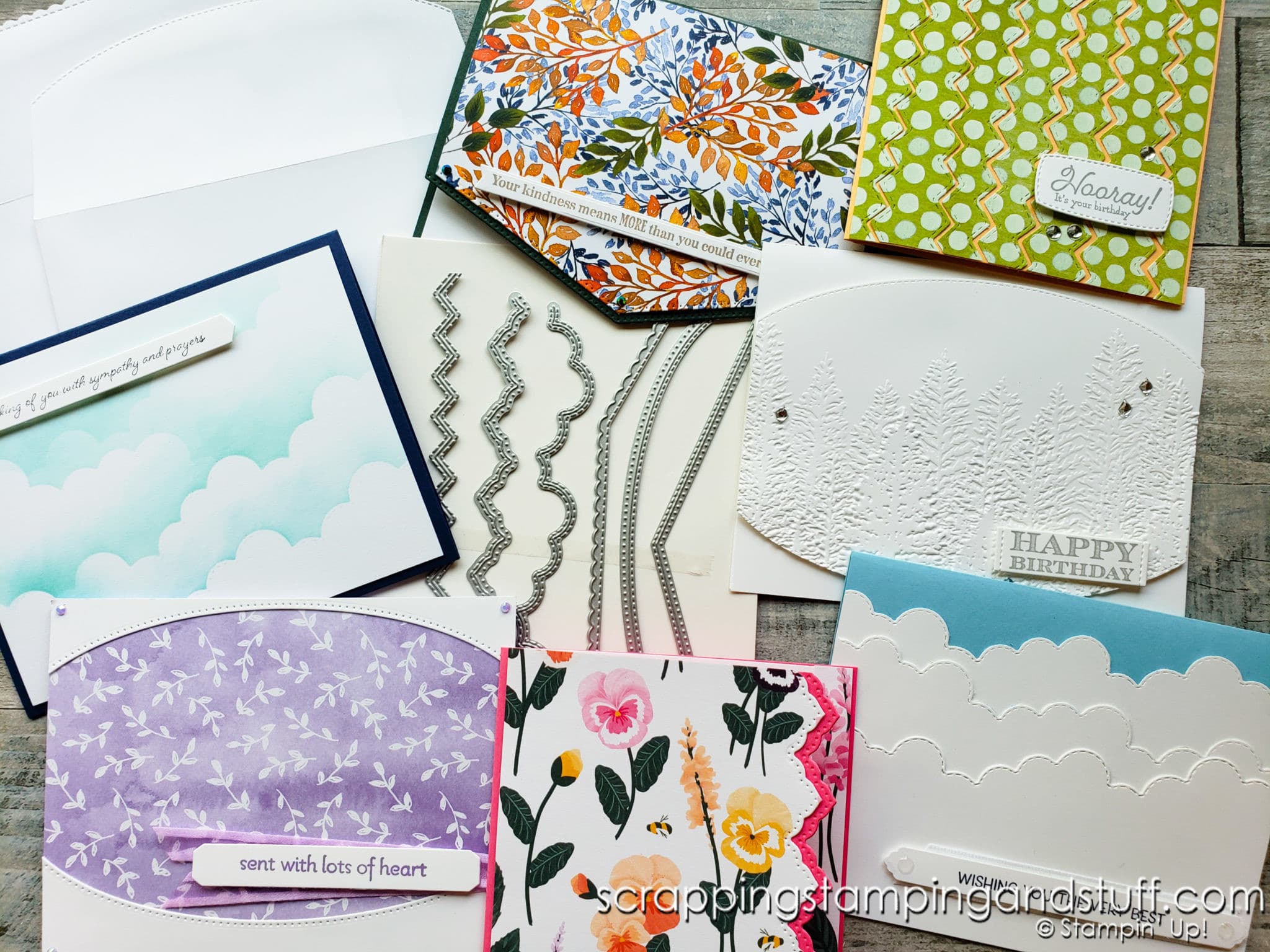 Stampin Up Basic Borders Dies & 6 Ways To Use Borders Dies