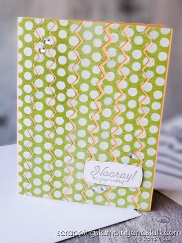 Click to see 6 creative ways to use borders dies for card making and other paper projects, featuring the Stampin Up Basic Borders dies!