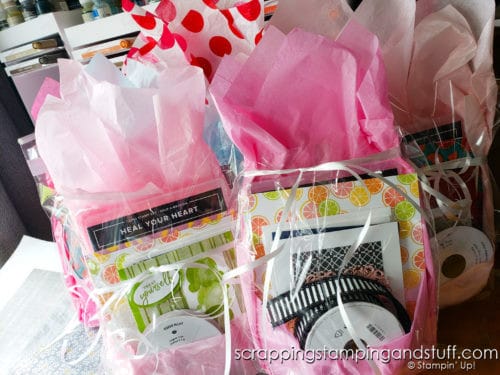 Host a Stampin Up Facebook party and get free shopping credit and fun host gifts!