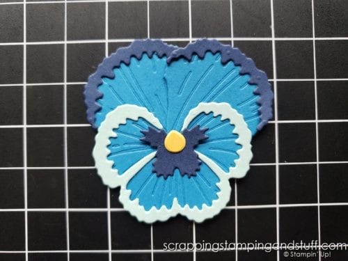 How To Use The Stampin Up Pansy Patch Stamps And Dies