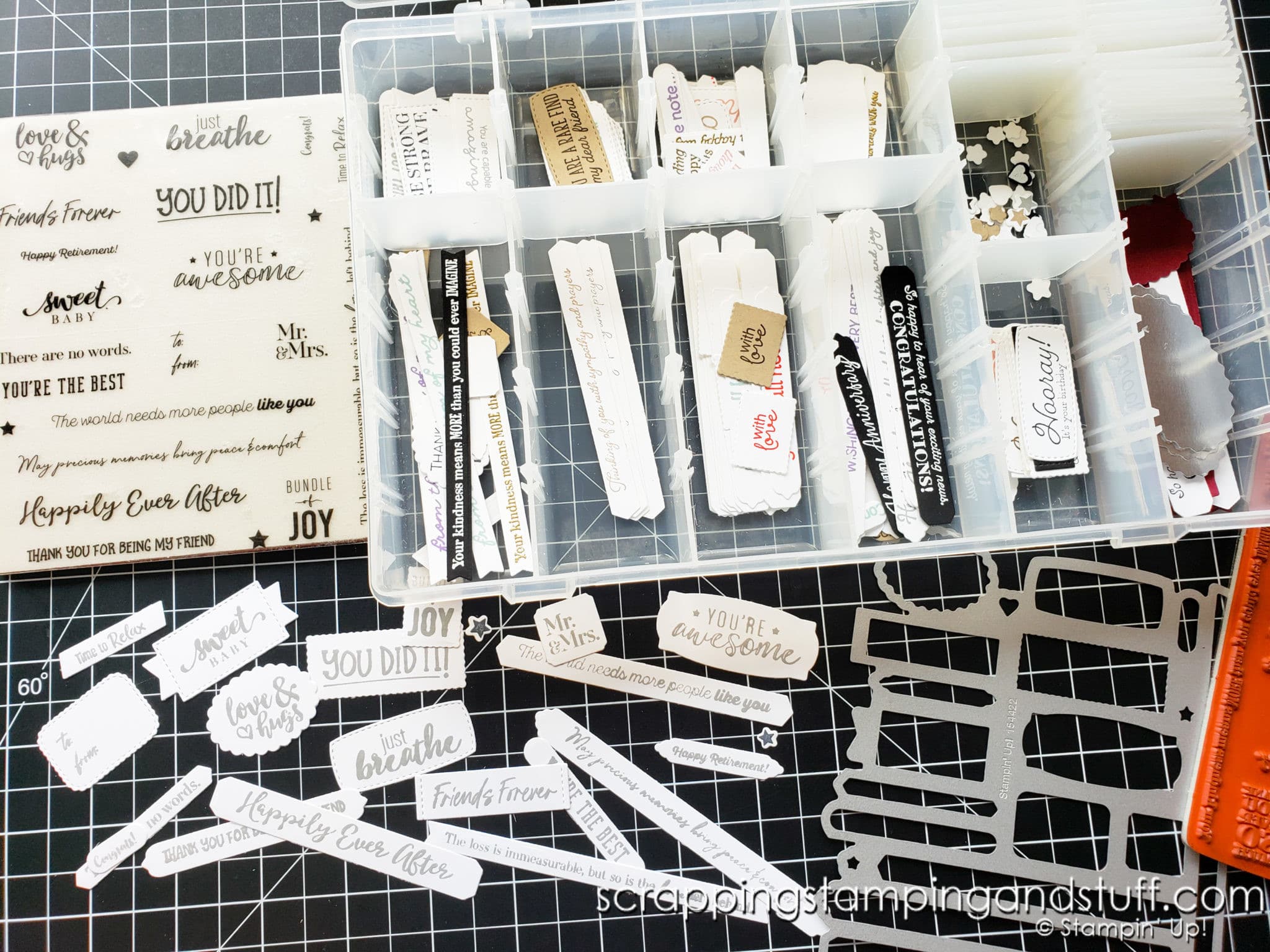 Stampin Up Many Happenings Bundle – Hundreds More Tags In Minutes!