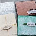 Make beautiful backgrounds with your cards all day long using the Stampin Up Stitched Greenery background die.