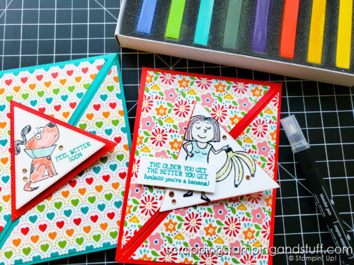 Stampin Up pastels are the best soft pastels! Click here for 7 ways to use dry pastels on your paper projects! They're so amazing!