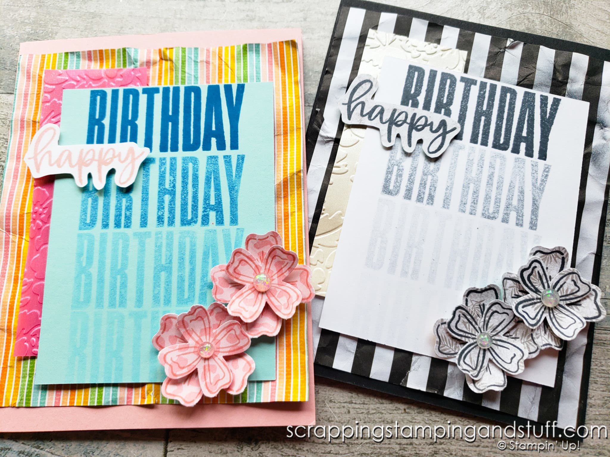 Stampin Up Biggest Wish Is Perfect For Big, Bold, Beautiful Cards
