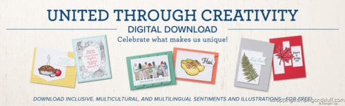 Celebrate World Diversity Day with Stampin Up's United Through Creativity campaign. Download tons of multicultural images and greetings here!