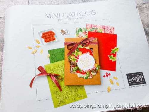 Take a look at these product sneak peeks from the 2021 Stampin Up July-December Holiday Catalog!