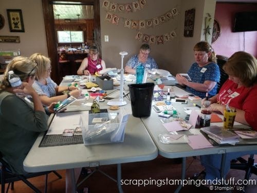 See highlights and info from my recent Stampin Up Team retreat for Stampin Up demonstrators on my Sassy Stampers team. 