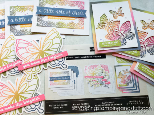 Stampin Up card kits are a wonderful way to learn to make cards, take a craft on the go, or get your friends to try crafting!