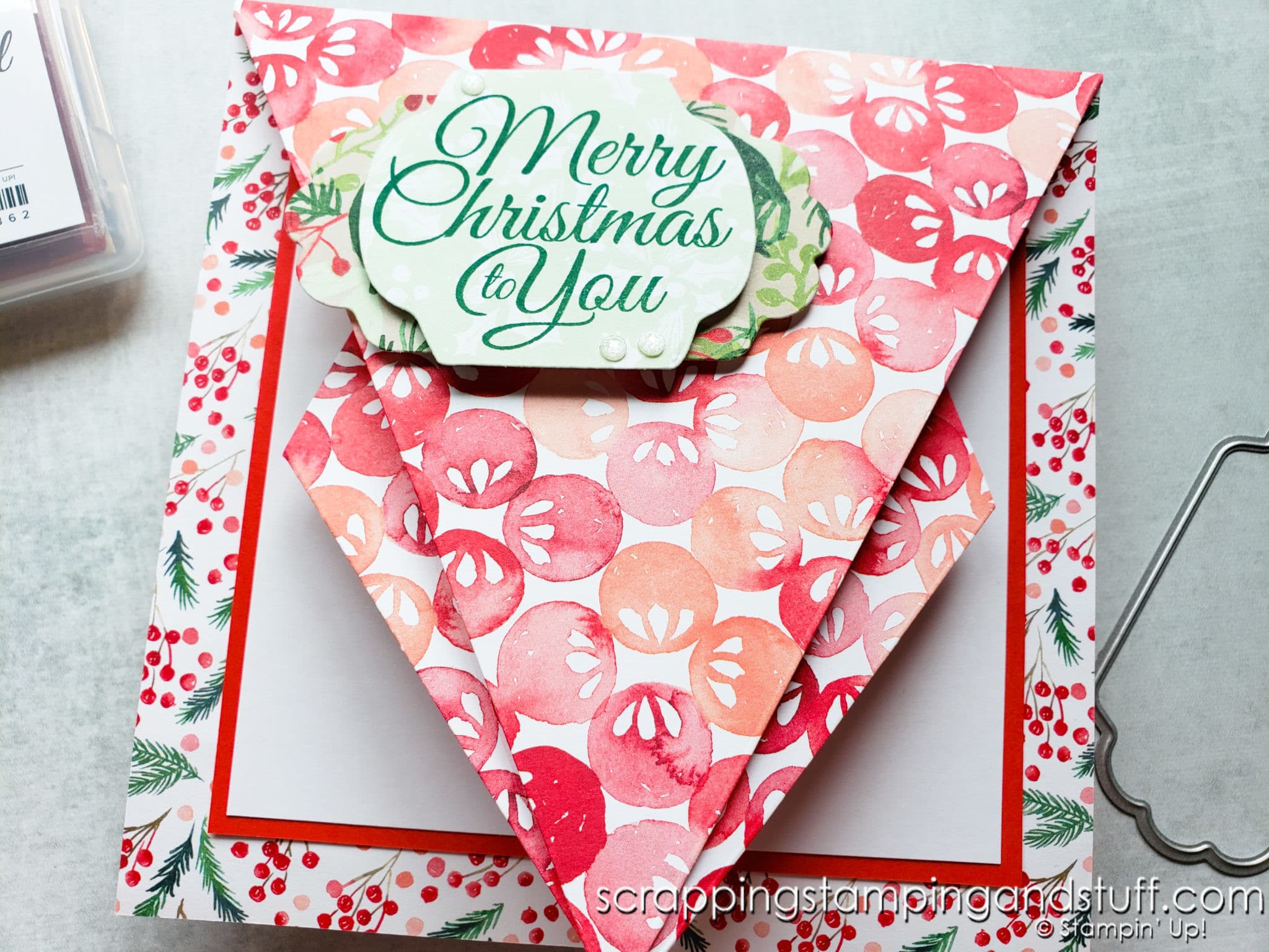 Arrow Fold Card Design – Perfect To Use That Paper Stash!