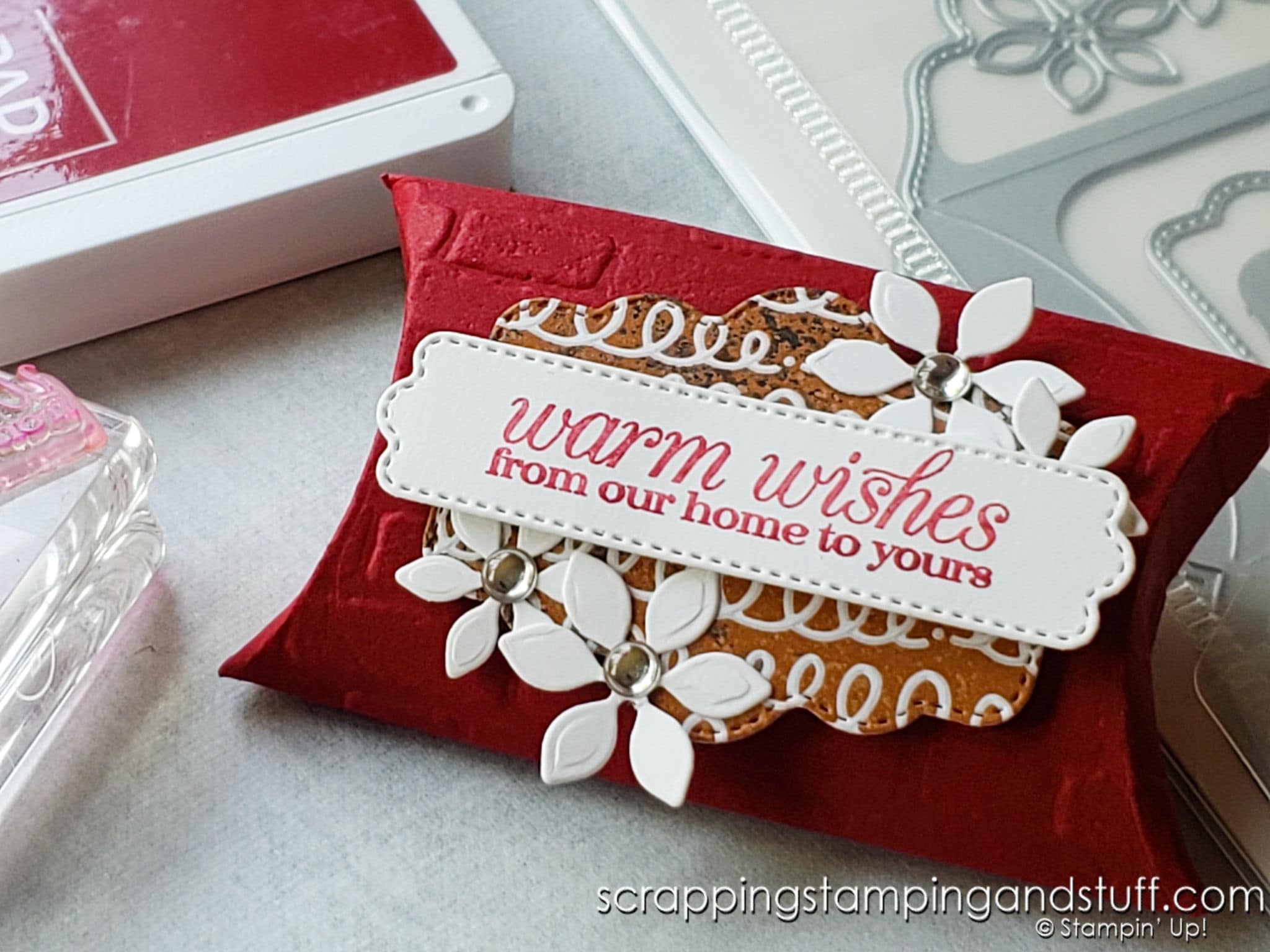 Use The Stampin Up Pretty Pillow Box Dies To Make Adorable Gift Boxes!