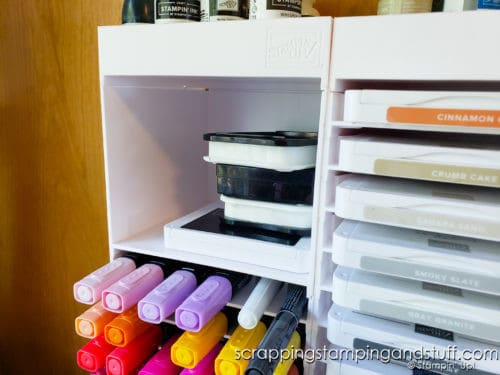 Learn what to look for in ink pad storage options and see everything Stampin Up storage for stamp pads and markers has to offer.