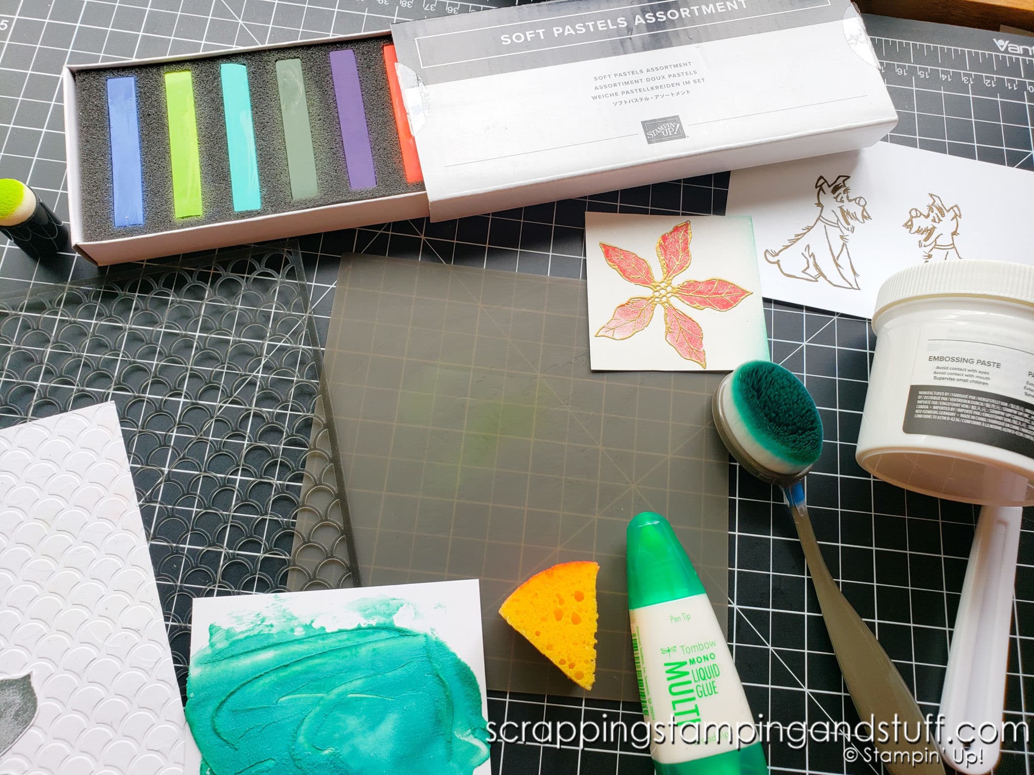 Silicone Mat For Crafts – The Stampin Up Silicone Craft Sheet