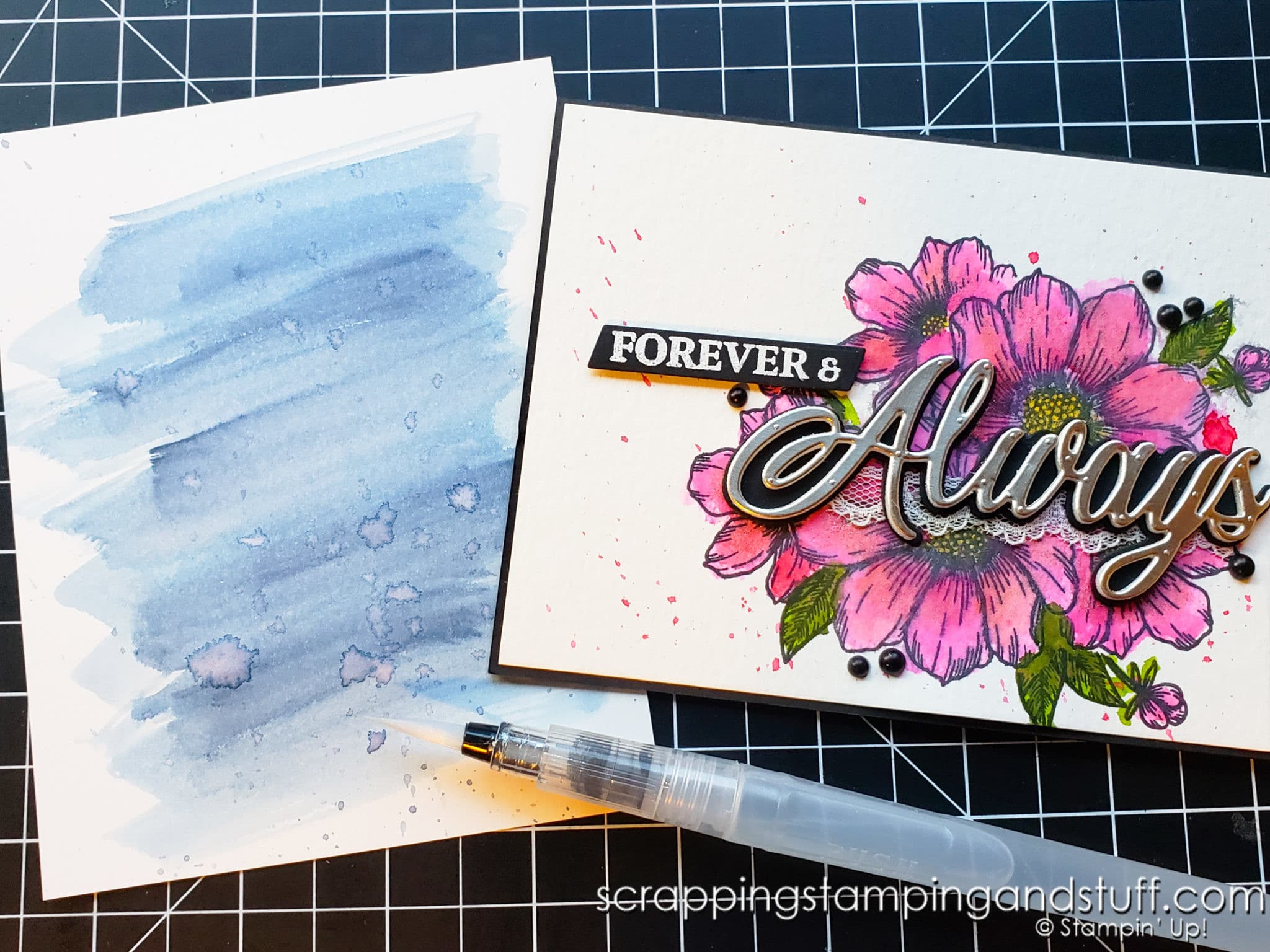 Stampin Up Water Painters – A Water Brush For Beautiful Techniques