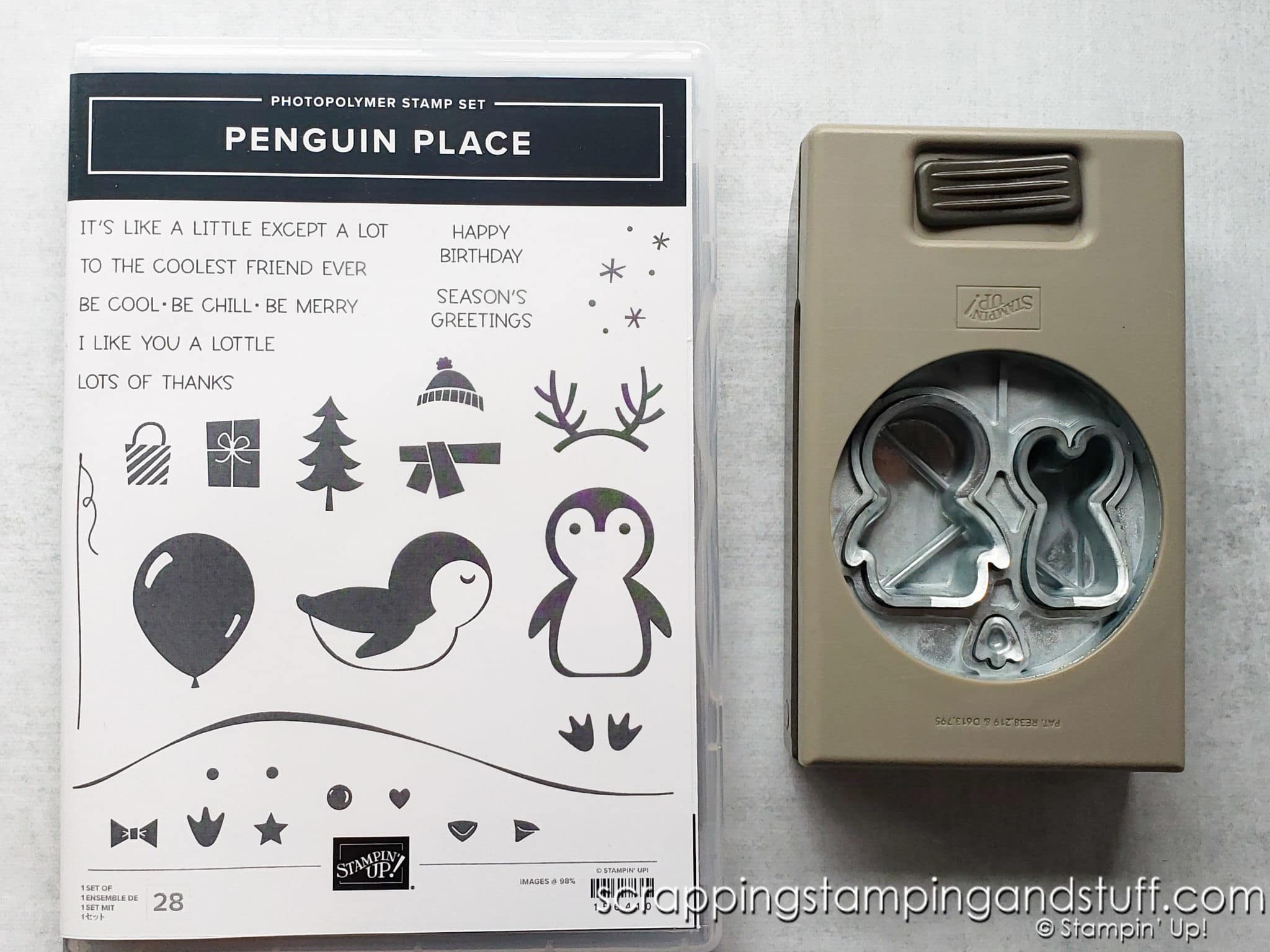 Stampin Up Penguin Place - Interactive Penny Slider Card