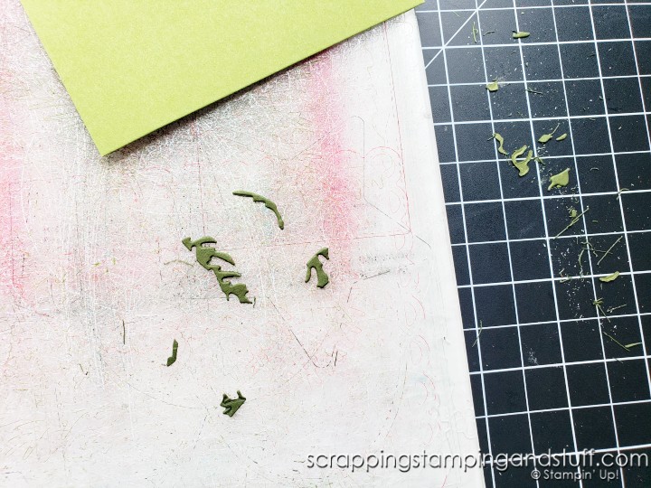 Click here to see how to clean all those pieces off your cutting plates for your die cutting machine. Don't pick them off - remove them in seconds!