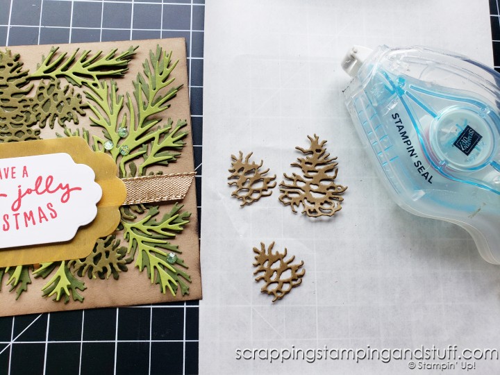 Did you know you can attach detailed die cuts with your tape runner?! Click here for this amazing die cutting hack!