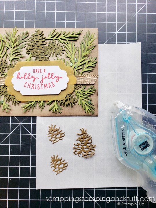 Did you know you can attach detailed die cuts with your tape runner?! Click here for this amazing die cutting hack!