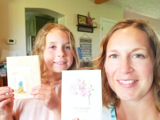 Watch along with this crafty collaborations video with my daughter and see how we each inspired each other to make a neat project!