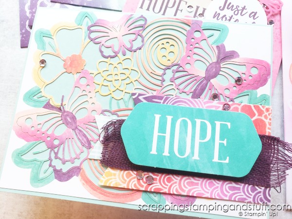 August 2021 Paper Pumpkin - Hope Box - Card Subscription Kit From Stampin Up Awesome Thinking Of You Card Kit