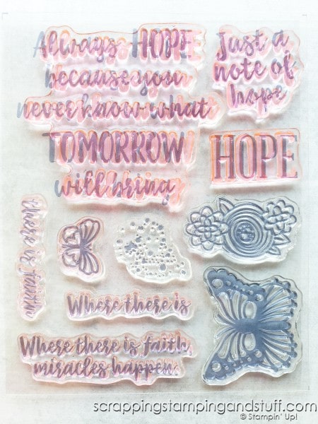 August 2021 Paper Pumpkin - Hope Box - Card Subscription Kit From Stampin Up Awesome Thinking Of You Card Kit