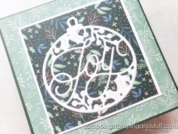 Click to learn how to paper piece with die cuts! Create gorgeous 'How'd she DO that?' cards today!