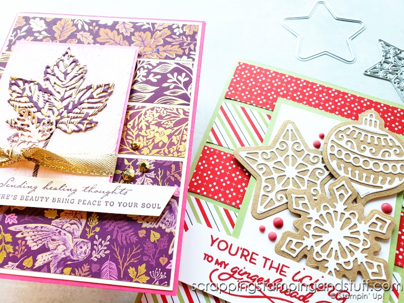 Stampin Up Frosted Gingerbread & Another Paper Scrap Card