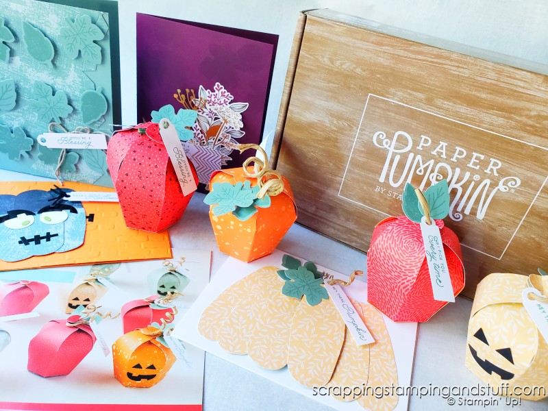 September 2021 Paper Pumpkin From Stampin Up - Haunts & Harvest - Card Kit In The Mail