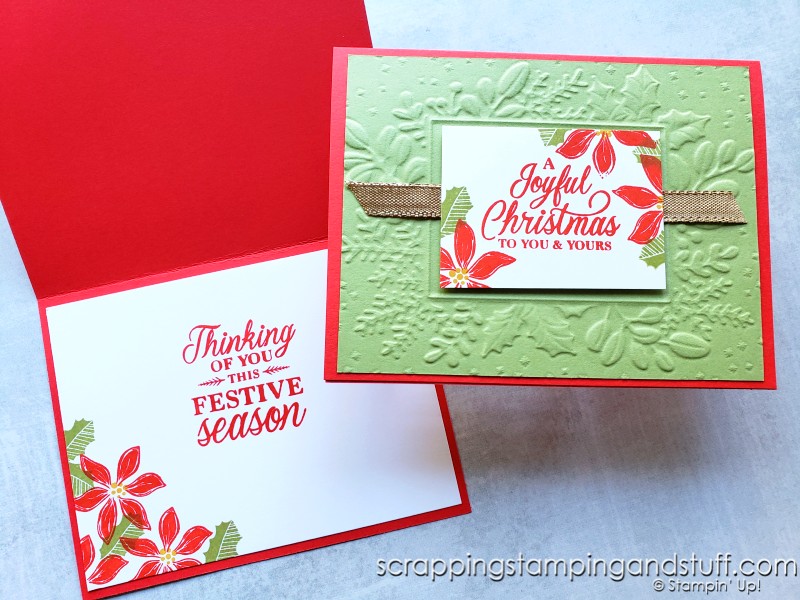 Stampin Up Merriest Moments Bundle Makes Beautiful Christmas Cards!