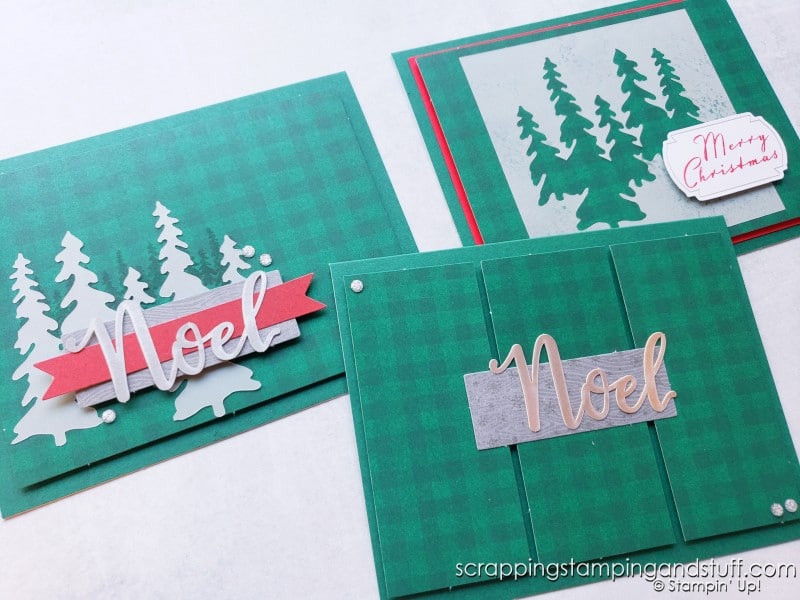 October 2021 Paper Pumpkin Alternative Ideas - Christmas Card Kit In The Mail