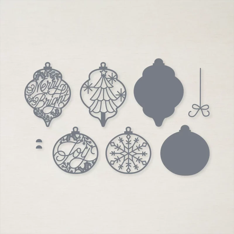 Stampin Up Delicate Baubles Dies