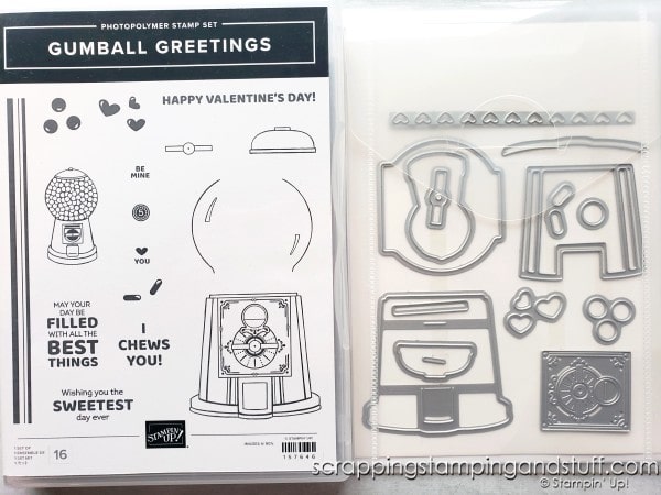 Take a look at this adorable gumball machine shaker card, made using the Stampin Up Gumball Greetings stamp set. Includes a special trick to open on the back side!