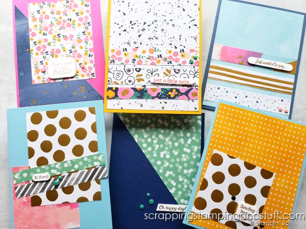 Get time-saving tips for making handmade cards and watch as I create 18 cards in 30 minutes!