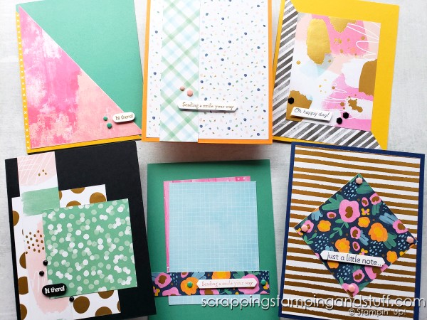 Get time-saving tips for making handmade cards and watch as I create 18 cards in 30 minutes!