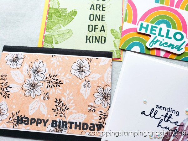 Get darker, bolder greetings on your card making projects with this simple tip! Uses your Stamparatus or other stamping platform.
