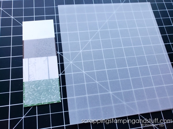Learn to adhere vellum invisibly using this handy trick and glue you likely already have in your card making or scrapbooking collection.