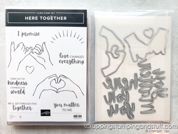 Take a look at the Stampin Up All Together collection and new skin tone Blends alcohol markers. See 6 ways to color on designer paper and 6 different card samples.