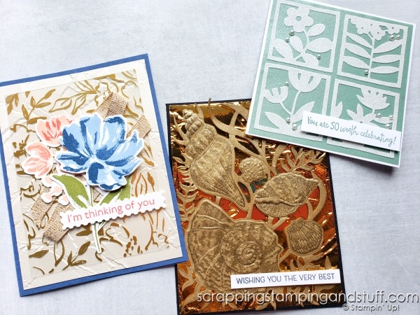 Click to see 7 ways to use paper strips and paper scraps on your card making and other paper craft projects!