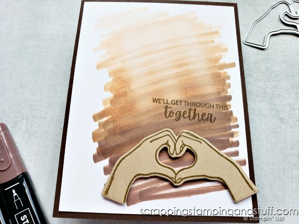 Try these 5 card making techniques for quick, simple cards! Featuring the Stampin Up All Together Collection and Here Together stamps.
