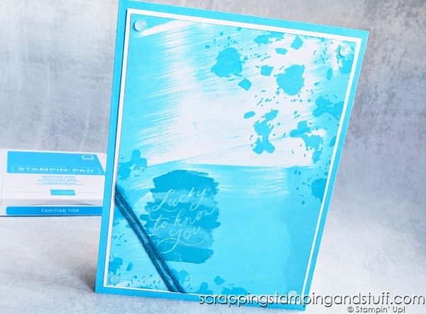 Try these fun color techniques on your upcoming card making projects and take a look at the new 2022-2024 Stampin Up In Colors!