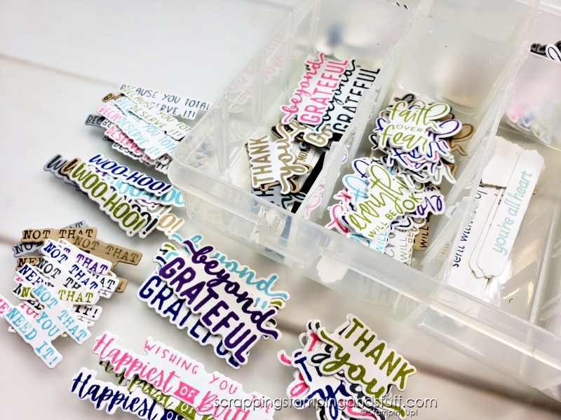 Stampin Up Charming Sentiments And How To Make Hundreds Of Sentiment Tags With A Stamparatus Hack