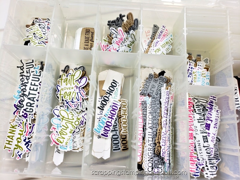 Stampin Up Charming Sentiments And How To Make Hundreds Of Sentiment Tags With A Stamparatus Hack