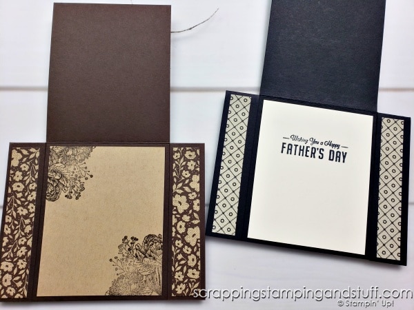Stampin Up Bouquet of Thanks, Emboss Resist, Watercoloring with Stampin Up He's The Man Father's Day Card