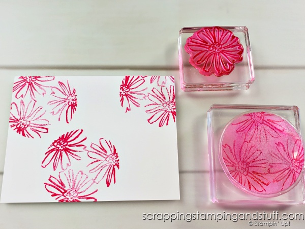 Today's card making tip + technique - Stamp on your stamps! Take a look at these beautiful examples.