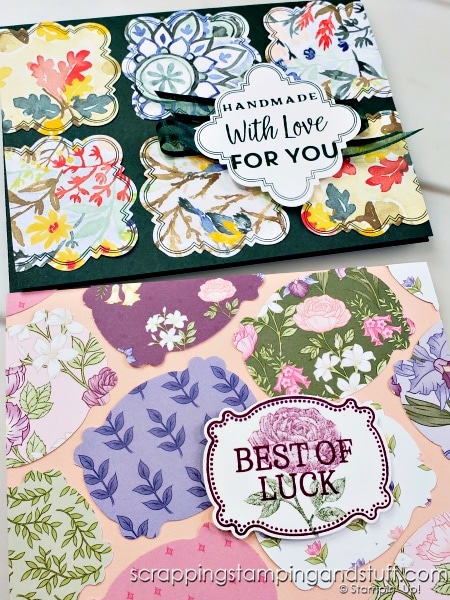 Use Those Scraps – Creating Medallion Cards With Punches
