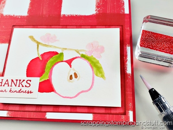Stampin Up Apple Harvest & Lineless Coloring