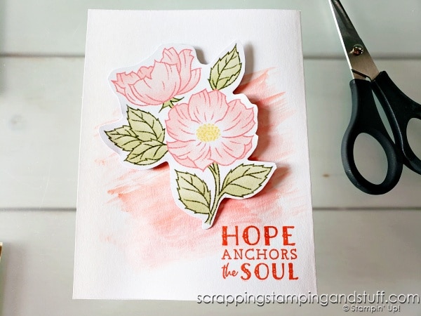 8 Simple techniques to try using your stamps and paper! Samples feature the Stampin Up Wonderful World bundle.