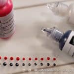 Create DIY embellishments with Stampin Up Pearlized Enamel Effects to save money on your cards and scrapbooking projects!