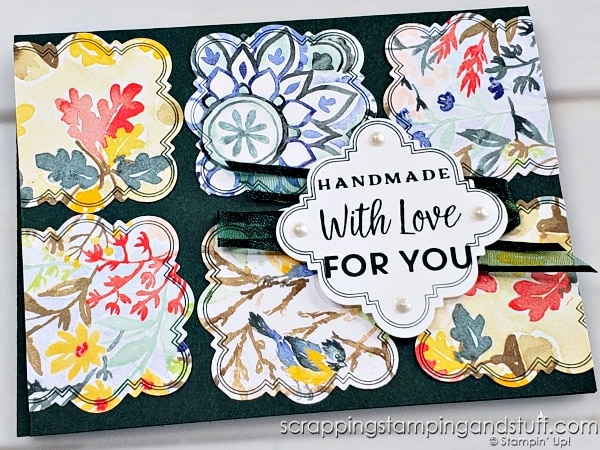 Create DIY embellishments with Stampin Up Pearlized Enamel Effects to save money on your cards and scrapbooking projects!